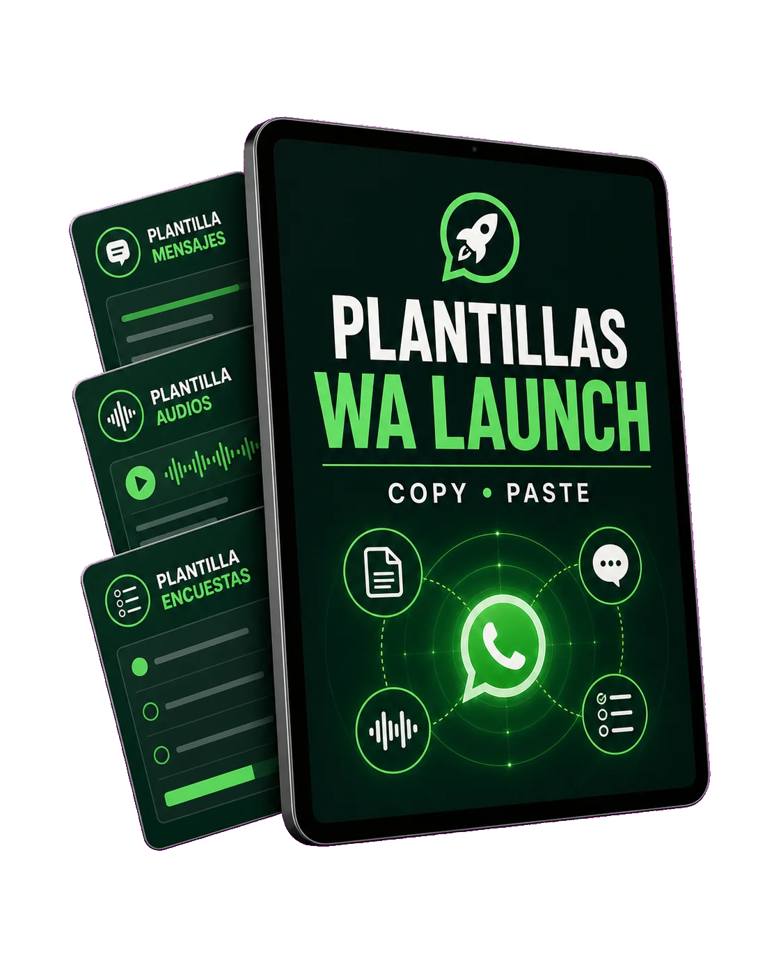 Plantillas copy-paste de WA Launch